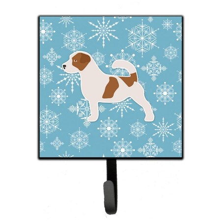 Jensendistributionservices Winter Snowflake Jack Russell Terrier Leash or Key Holder MI1654812